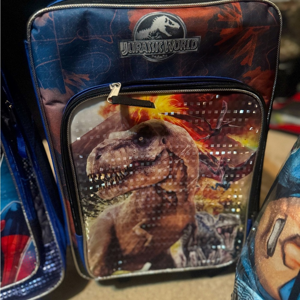 Jurassic World Kid’s Rolling Suitcase